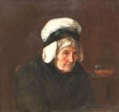 MACKINTOSH CROOK B F,Portrait of a Lady wearing Cloth Cap,1890,Keys GB 2010-08-06