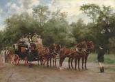 MACKLIN Thomas Eyre 1867-1943,An Afternoon Ride,1898,Christie's GB 2005-12-08