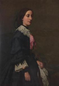 MACKLIN Thomas Eyre 1867-1943,Portrait of The Hon. Frances Philips,Mellors & Kirk GB 2022-04-12