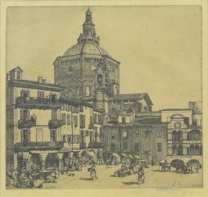 MacLAUGHLAN Donald Shaw 1876-1938,The Certosa, Pavia, Italy,Kodner Galleries US 2013-09-26