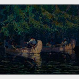 MACLEAN Thomas Wesley 1881-1951,PAUSING FOR A REST,Joyner CA 2014-05-26