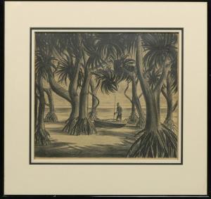 MACLEOD Alexander Samuel 1888-1975,Pandanus Grove,Clars Auction Gallery US 2019-10-12