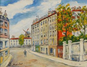 MACLET Elisee 1881-1962,Montmartre,Artprecium FR 2017-06-21
