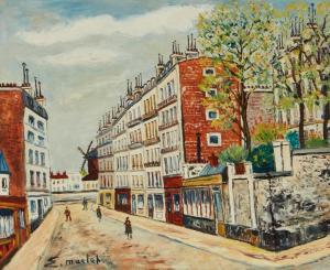 MACLET Elisee 1881-1962,Rue d'Orchamps,John Moran Auctioneers US 2024-04-10