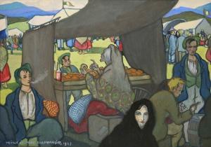MACLIAMMOIR Micheal 1899-1978,Fair Day,1923,De Veres Art Auctions IE 2010-04-13