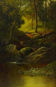 MACMANUS Henry 1810-1878,A Woodland Stream,1871,David Duggleby Limited GB 2018-03-23