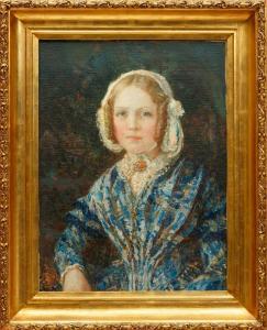 MACMONNIES LOW Mary L. Fairchild 1858-1946,Portrait of a Young Lady,Neal Auction Company 2023-03-22