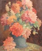 MacMORRIS LeRoy Daniel 1893-1981,ASTERS IN A BLUE VASE,Sloans & Kenyon US 2006-11-11