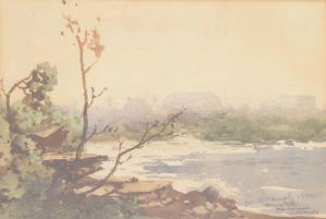 MacNALLY Matthew James,Morning Mists from the Esplanade, Cronulla,1932,Clevedon Salerooms 2024-02-22