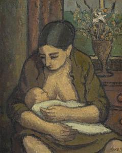 MacNEE Robert Russell 1866-1952,Mother and Child,Strauss Co. ZA 2023-07-10