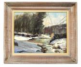 MACNEILL Fred 1900,Vermont Landscape,Winter Associates US 2016-05-16