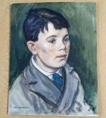 MACPHERSON Alexander 1904-1970,PORTRAIT OF A BOY,Great Western GB 2020-11-26