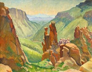 MacPHERSON John Havard 1894-1982,canyon rocks,Bonhams GB 2005-11-20
