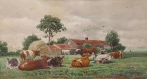 MacPHERSON John Havard 1894-1982,Paysage aux vaches,Auxerre Enchères FR 2020-11-15