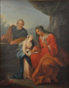 MACRET Charles François Adrien 1751-1789,L'éducation de la Vierge,EVE FR 2012-06-13