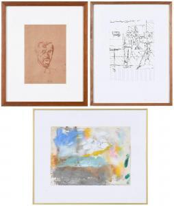 MACWHINNIE John 1945,Artist in his studio,Brunk Auctions US 2021-12-04