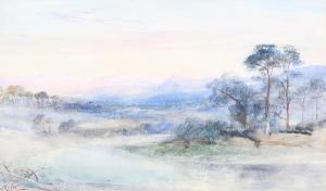 MacWHIRTER John 1839-1911,Landscape with Distant Mountains,Tooveys Auction GB 2024-01-24