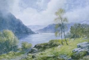 MacWHIRTER John 1839-1911,Mountainous highland loch scene,Gorringes GB 2024-02-19