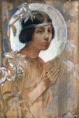 MADARáSZ Adaline 1871-1962,"Imádkozó kis szent",1912,Nagyhazi galeria HU 2011-04-12