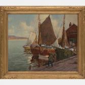 MADDEN Jan 1800-1800,Harbor Scene,Gray's Auctioneers US 2016-07-20