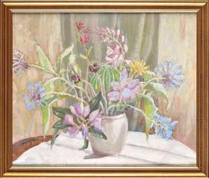 MADGE A 1883-1949,STILL-LIFE WITH FLOWERS,Anderson & Garland GB 2015-03-26