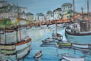 MADGE Joan,Harbour scene,Lawrences of Bletchingley GB 2015-04-28