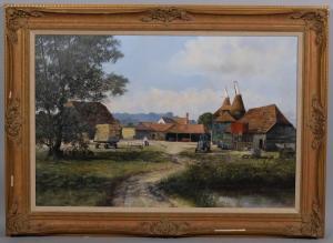 MADGWICK Clive 1934-2005,Kent farm scene,Burstow and Hewett GB 2024-02-29