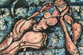 MADHAV SEN Sunil 1910-1979,Nude No.3,Osian's IN 2010-03-20