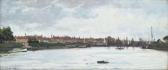 MADOUX ALFRED 1800-1900,Stad aan het water,Bernaerts BE 2014-05-12