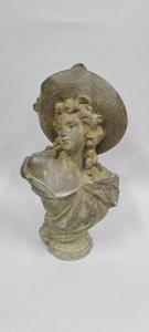 MADRASSI Luca 1848-1919,Buste de femme au chapeau,20th century,Rossini FR 2023-02-14
