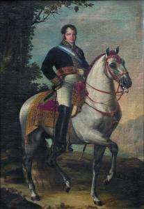 MADRAZO Y AGUDO José 1781-1859,Retrato del Rey Fernando VII,1955,Alcala ES 2019-06-19