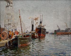 MADRIGALI Olynthe 1887-1950,Le Port d'Alger,Marambat-Camper FR 2023-10-18