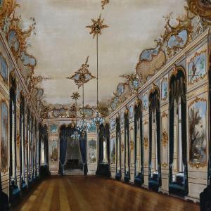 MADSEN C.F 1900-1900,Rococo interior from a palace,Bruun Rasmussen DK 2016-02-22