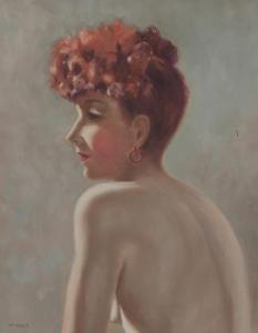 MAEDER Howard Potter 1886-1983,Female Redheaded Nude,Burchard US 2015-07-26