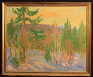 MAEHLE Ole 1904-1990,Winter Landscape,1977,Wilkinson's Auctioneers GB 2019-04-28