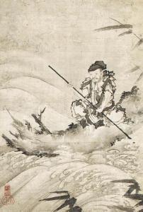 MAEJIMA SOYU 1600-1600,Possibly the wizard Zhao Zhenren,Christie's GB 2001-10-15