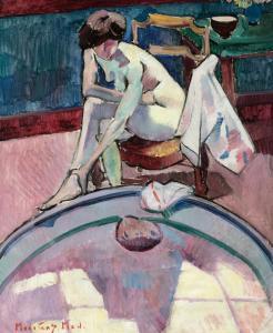 MAERTENS Medard 1875-1946,The bath,1915-1920,De Vuyst BE 2023-05-20