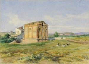 MAES Giacomo 1800-1800,Vue de ruine romaine,1809,Aguttes FR 2010-09-20