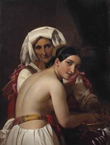 MAES Jan Baptist Lodewijk 1794-1856,An Italian beauty bathing,1839,Christie's GB 2016-11-15