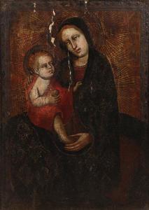 MAESTRO DA RONCAIETTE Attivo a Padova,Vierge d\’humilité avec l\’Enfant Jésus,Ader 2021-01-29