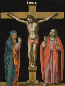 MAESTRO DEI CASSONI CAMPANA,THE CRUCIFIXION,Sotheby's GB 2019-07-04