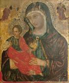 maestro del dittico sterbini 1500-1500,Madonna col Bambino benedicente,Antonina IT 2010-02-26