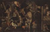 MAESTRO DELLA FERTILITA DELL'UOVO 1600-1700,gatto tamburino,Sotheby's GB 2003-12-02