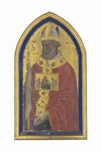Maestro Francesco 1380-1400,Saint Nicholas of Bari,Christie's GB 2015-07-10