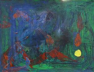 MAFFIOLI MARIO 1960,Abstract Landscape,1996,Clars Auction Gallery US 2014-11-16