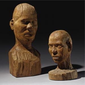 MAGAÑA Mardonio 1866-1947,TWO HEADS,Sotheby's GB 2008-05-29