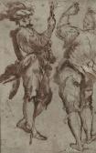 MAGANZA Giovanni Battista I 1513-1586,Deux guerriers debout,Christie's GB 2015-03-25