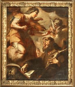 MAGATTI Pietro Antonio 1691-1767,Die Vision des Heiligen Franziskus,Dobiaschofsky CH 2023-11-08