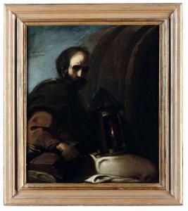MAGATTI Pietro Antonio 1691-1767,Uomo con lanterna,Cambi IT 2021-11-25
