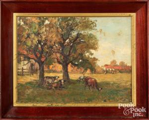 MAGEE James C 1846-1924,pastoral landscape,Pook & Pook US 2024-02-28
